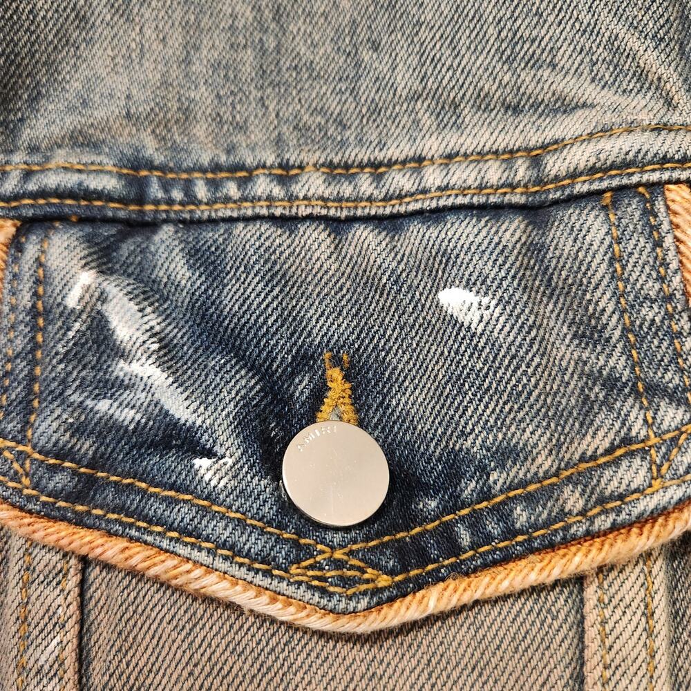 Amiri Artist Trucker Denim jacket size medium - Picture 8 of 11